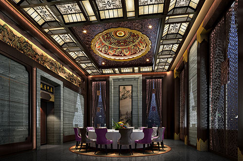 平湖低调奢华的新中式酒店设计效果图